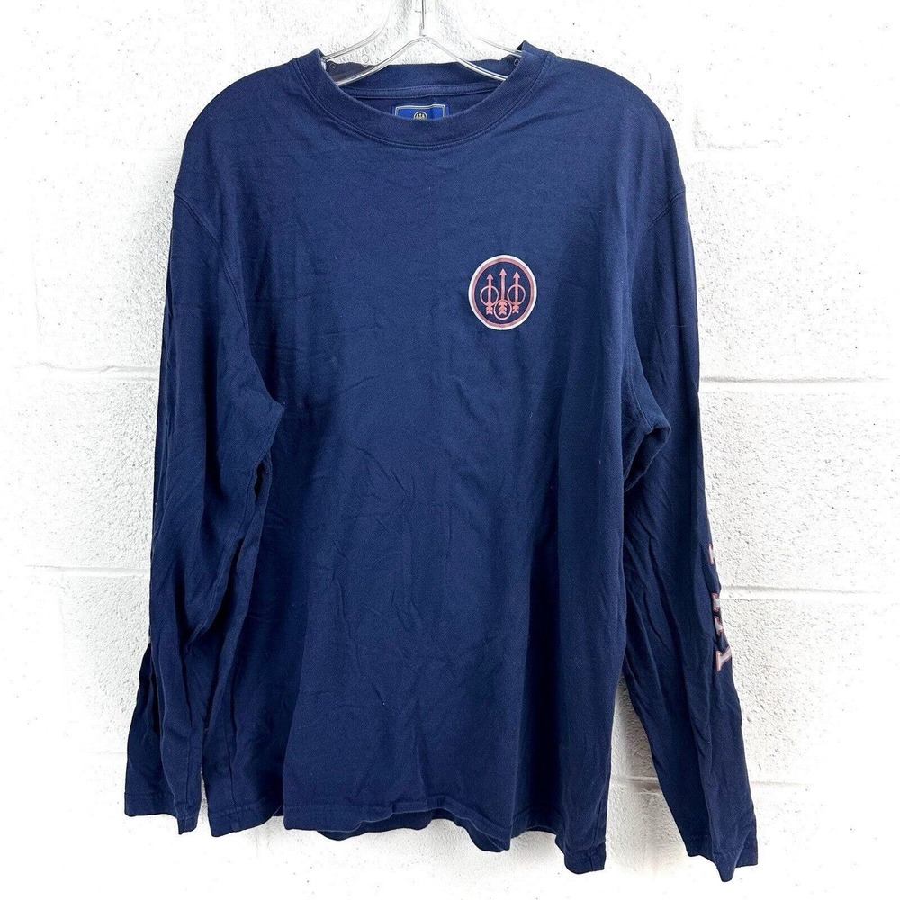BERETTA Men’s Long Sleeve Shooting Pullover Sweatshirt Italy Navy